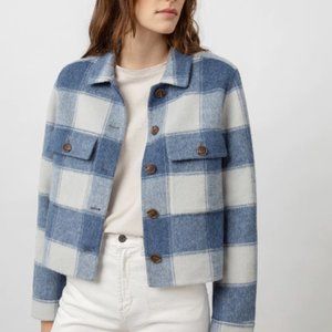Rails Steffi Jacket Blue Buffalo Check, Size Medium